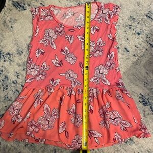 Flowy mixed media top